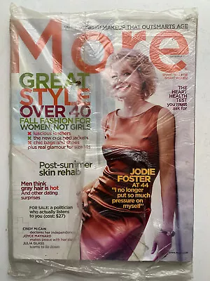 More Magazine September 2007 Jodie Foster Cover - SEALED • $19.99