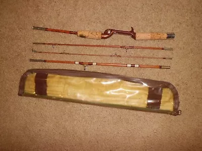 Vintage Wright & McGill Trailmaster 4TMC Eagle Claw Casting Travel Pack 6'6  Rod • $71.99