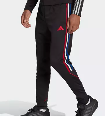 Adidas Men's Tiro 23 Training Pants Track/Soccer HR7132 Black / RWB Sz M L XL • $44.97