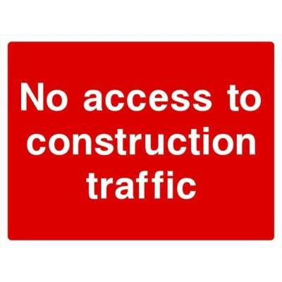 £39.40 • Buy No Access To Construction Traffic Sign
