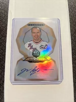 Mark Messier Decagons SP Auto 2020-21 Upper Deck SP Legends Rangers E72 • $99