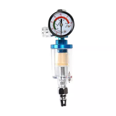 Spray Gun Air Pressure Regulator + In-Line Water Trap Filter Compressors Tools • $19.59