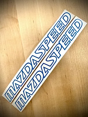 2x  Vinyl Sticker Decal For Mazda Mazdaspeed 10 Inch Decal • $11.89