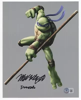 Mitchell Whitfield Autograph 8x10 Photo Beckett COA Teenage Mutant Ninja Turtles • $14.99