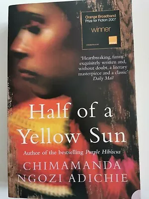 Half Of A Yellow Sun By Chimamanda Ngozi Adichie Paperback Novel Fiction Winner • £5.99