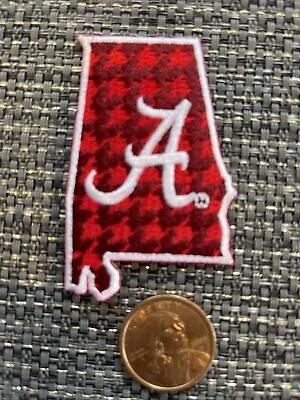 Alabama Crimson Tide Vintage Embroidered Iron On Patch (NOS) 3  X 2” • $6.69