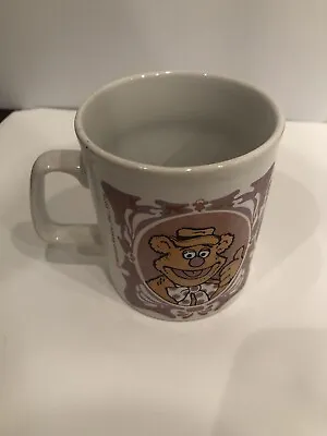 Vintage 1978 Kiln Craft Muppets Fozzie Bear Coffee Mug Shows Fading • $21.99