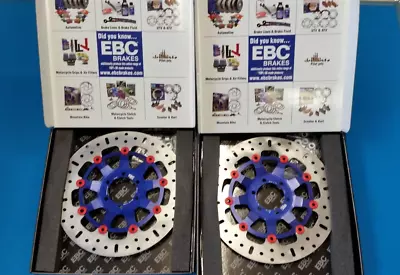 Yamaha TZ250 97-10 EBC Pair Front Race Discs. 298mm New • £279