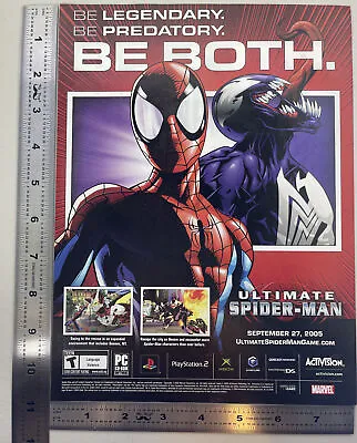 £10.63 • Buy 2005 Ultimate Spider-man Spiderman Xbox PS2 GameCube Gameboy Advance Venom Ad