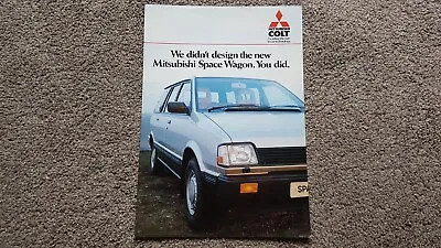 Mitsubishi Space Wagon Sales Brochure 1984 • $8.64