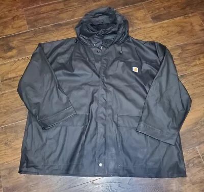 Carhartt Men's 2XL Medford Rain Defender Jacket Coat 100249 Work Waterproof • $74.99