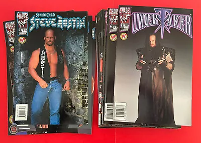 WWF UNDERTAKER # 1 - 8 ++ CHAOS WRESTLING COMIC BOOKS-  16 Issues - PHOTO COVERS • £48.21