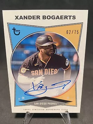 2023 Topps Brooklyn Collection Xander Bogaerts Auto /75 Padres • $35