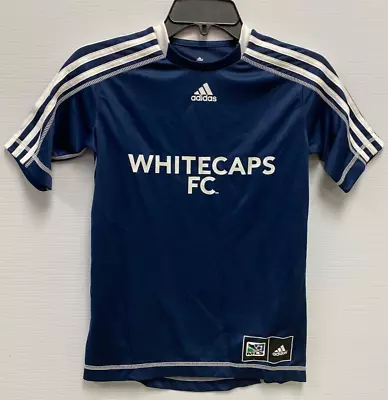 Vancouver Whitecaps FC Adidas MLS Official Team Climalite Jersey - Youth Large • $15