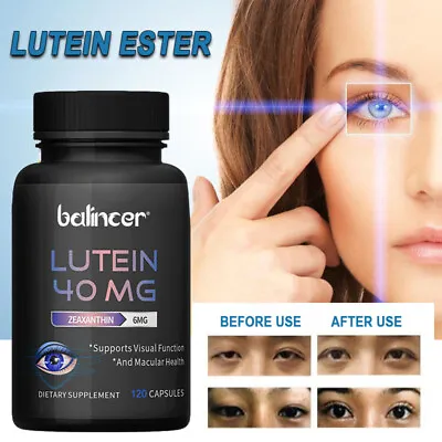 Eye Care Complex Lutein And Zeaxanthin 120  Capsules High Strength Supplement • £7.76