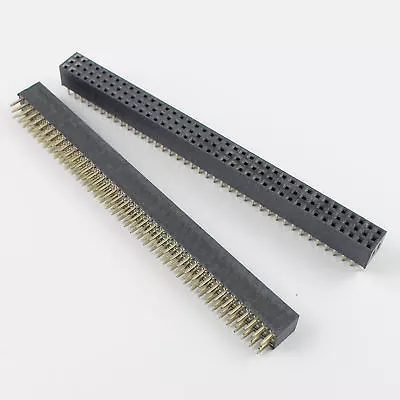 2Pcs 2mm 2.0mm Pitch 3x40 Pin 120 Pin Female Three Row Straight Pin Header Strip • $3.99