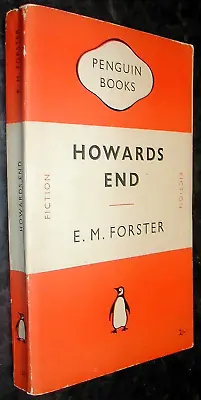 £3.99 • Buy E M FORSTER : HOWARDS END 1953 Vintage PENGUIN Paperback Book EDWARDIAN England