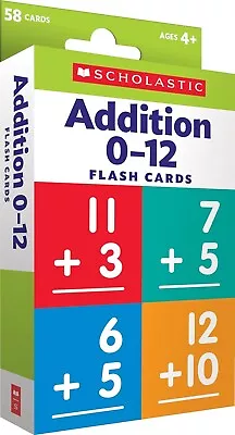 Flash Cards: Addition 0 - 12 Mathematics Essential Skills Kids Education • $5.89