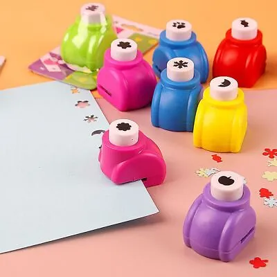 DIY Paper Shaper Cutter Multi-shape Tags Craft Punch  Kids Children • £3.37