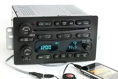 Chevy GMC 2005-2009 Truck Radio AM FM 6 Disc CD Player W Aux Mp3 Input 10359577 • $325