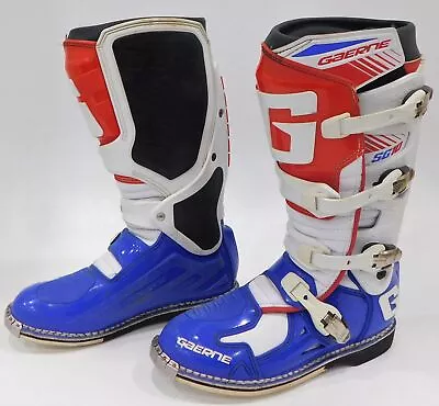 Gaerne SG10 Red/White/Blue Motocross Boots Size 11 US • $11.50