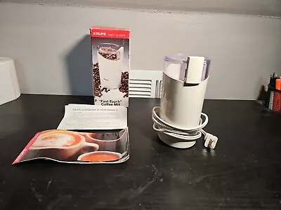 Krups MCF KM75 Electric Spice And Coffee Grinder - White • $45