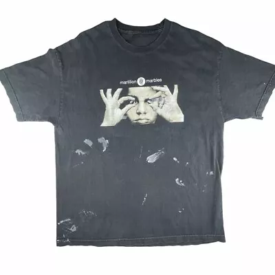 Marillion Marbles World Tour North America 2004 Vintage T-shirt Distress Rare • $95.99