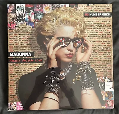 Madonna Finally Enough Love 6 LP Vinyl Box RED & BLACK Colour 50 Number Ones • £250