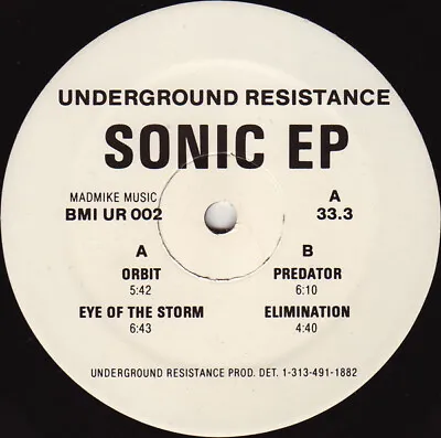 Underground Resistance - Sonic EP 12   (Vinyl) • £84.98