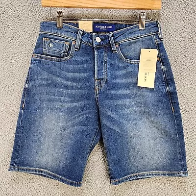 SCOTCH & SODA Ralston Slim Fit Denim Shorts Men's 30 Maui Flat Front 5 Pockets* • $26.33