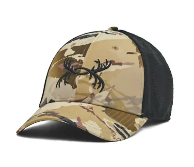 Under Armour UA Men's NEW Antler Logo HeatGear® Barren Camo Snapback Cap • $15