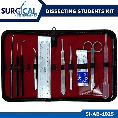 9 Pcs Biology Student Dissecting Instrument Tool Kit Medical Set SI-AB-1025 • $11.99