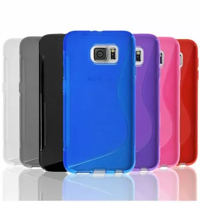 $6.95 • Buy Slim Soft Gel Case Tough Silicone Cover For Samsung Galaxy S5 S6 Edge S7 S8 Plus