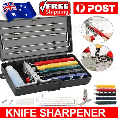 $26.95 • Buy Knife Sharpener System Knife Sharpening Pro Knives Scissors 5 Stone Fix-Angle