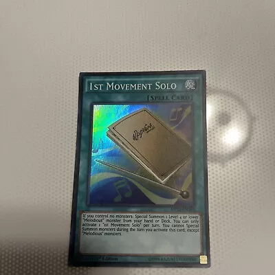 1st Movement Solo MP15-EN169 Super Rare 1st Edition NM • $17