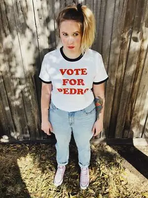 Napoleon Dynamite - Vote For Pedro - Retro Ringer Shirt • $29.71