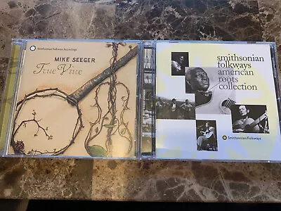 Mike Seeger True Vine Album & Smithsonian Folkways American Roots CD Duo VG • $14.99