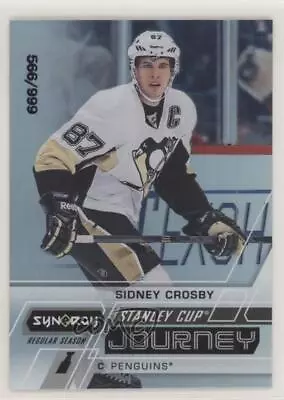 2020-21 Upper Deck Synergy Stanley Cup Journey Regular Season /999 Sidney Crosby • $1.40