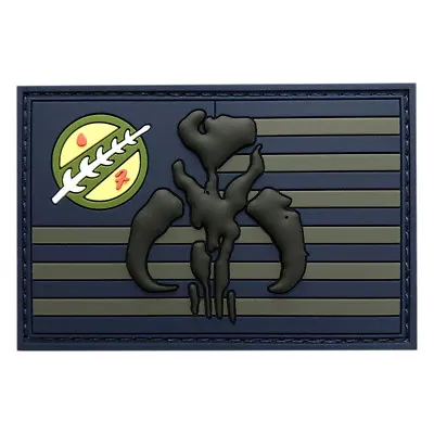 USA Flag Mandalorian Bounty Hunter Boba Patch (3D-PVC Rubber-MTB5) • $7.99