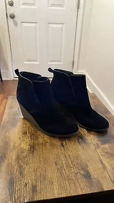 Merona Wedge Bootie Black Size 9.5 Suede • $15