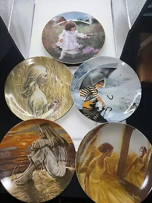 PEMBERTON & OAKES COLLECTOR PLATES 1980s - LOT OF 5 MIXED ARTISTS • £48.26