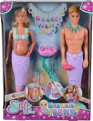 Simba 105733524 Steffi Love Mermaid Family Doll As Pregnant Mermaid With Kevin • £21.08