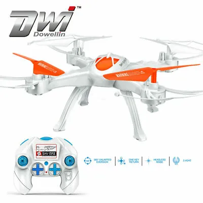 Drone Quadricopter LH-X16 System LED Radio Control 2.4 GHZ 6 Axis Gyro 6 Channel • £42.99