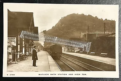 Matlock Bath Midland Railway Station Derbyshire Rp Publ W H Smith Kingsway C1912 • £25