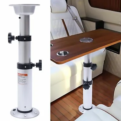 Pedestal Stand Pedestal Table Base Adjustable Height Table Leg Fit RV Boat Yacht • $116.85