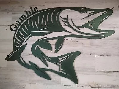 Personalized Fish Musky • $125