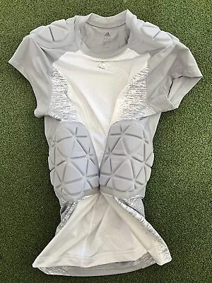 Adidas Armour Padded Compression Shirt White Mens Medium • $25