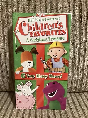 Children's Favorites Christmas Treasure Barney Angelina Kipper Rare VHS Screener • $16.23