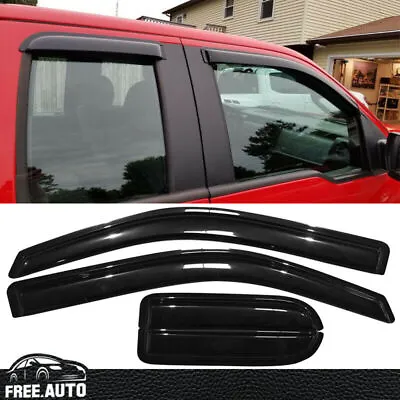 For 04-14 Ford F150 Supercab Extended Cab Window Visor Rain Deflector Guard • $28.28