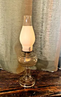 Vintage Glass Kerosene/oil Lamp With Wick 17  • $21.65